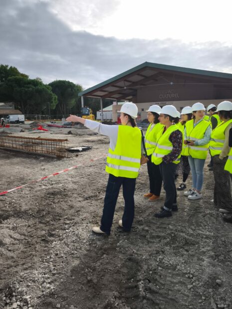 Visite de chantier du Chahut Biganos